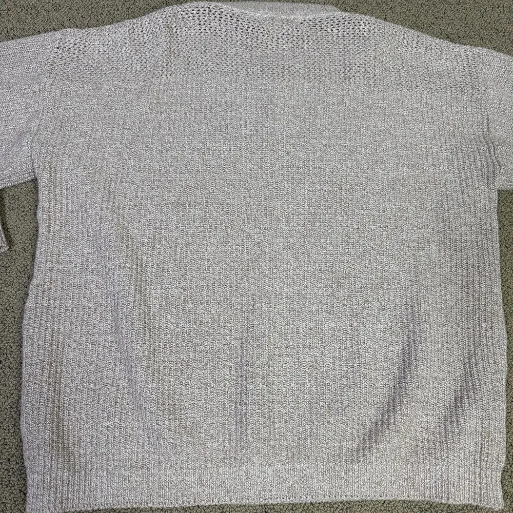 Eddie Bauer Vintage Cotton Pullover Creamy Crewneck Knit Sweater US Mens XL Tall - Picture 3 of 9